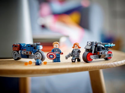 LEGO Marvel Series 76260 Black Widow & Captain America Motorcycles set- Auzzi Store