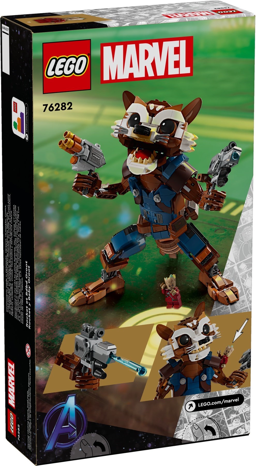 LEGO Marvel 76282 Rocket and Baby Groot Set