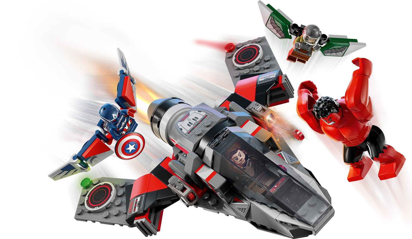 LEGO Marvel Captain America vs. Red Hulk Battle 76292