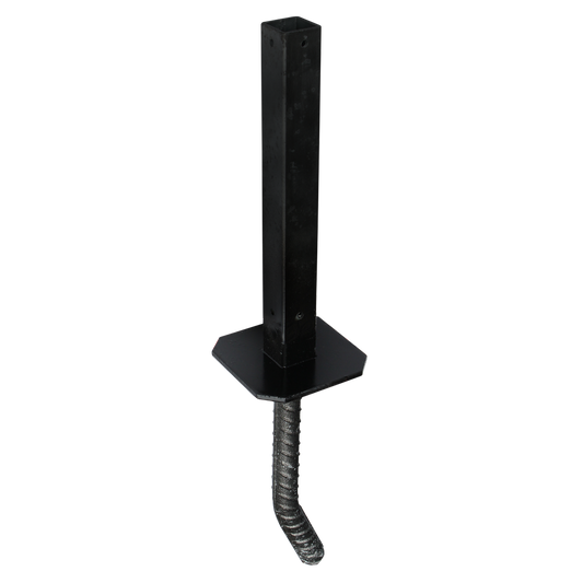 Jack Screen Up Anchor Plate - Steel - 95mm x 460mm - Secure Foundation