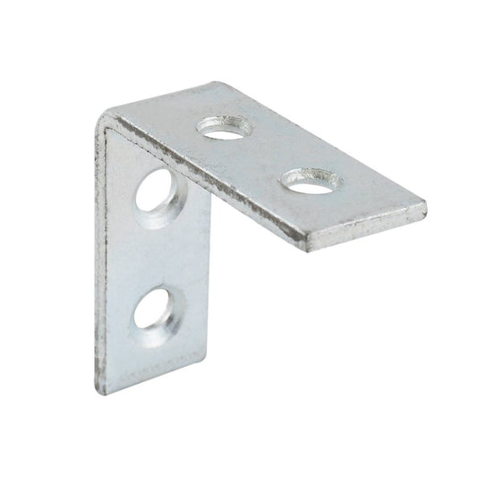 Carinya Heavy-Duty Zinc Plated Angle Bracket 50mm x 50mm - 1 Pack - Auzzistore