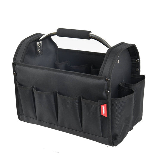 Trojan Tool Tote - 400mm - Black - Durable Storage Solution for Tools - Auzzistore