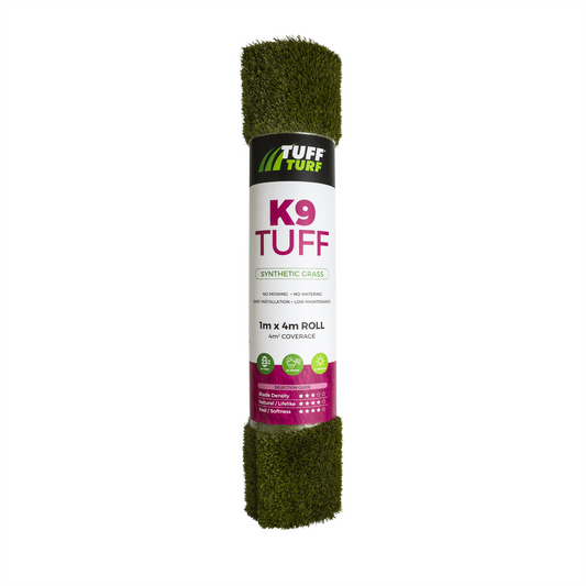 Tuff Turf Synthetic Turf - 1m x 4m - PE - Anti-Bacterial - Auzzistore