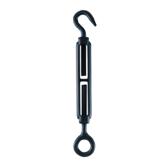 Taskmaster 5mm Black Turnbuckle Hook and Eye 6 Pack - 316 Stainless Steel - Tensioning – view 2 - Auzzistore