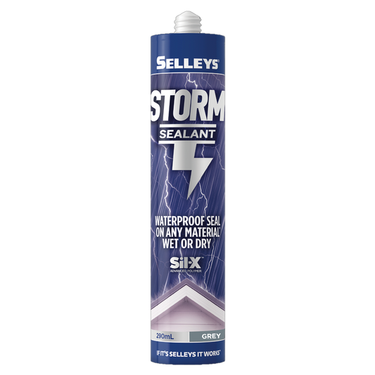 Selleys Grey Storm Sealant 290ml - Waterproof Sealant - 0.525L - Auzzistore