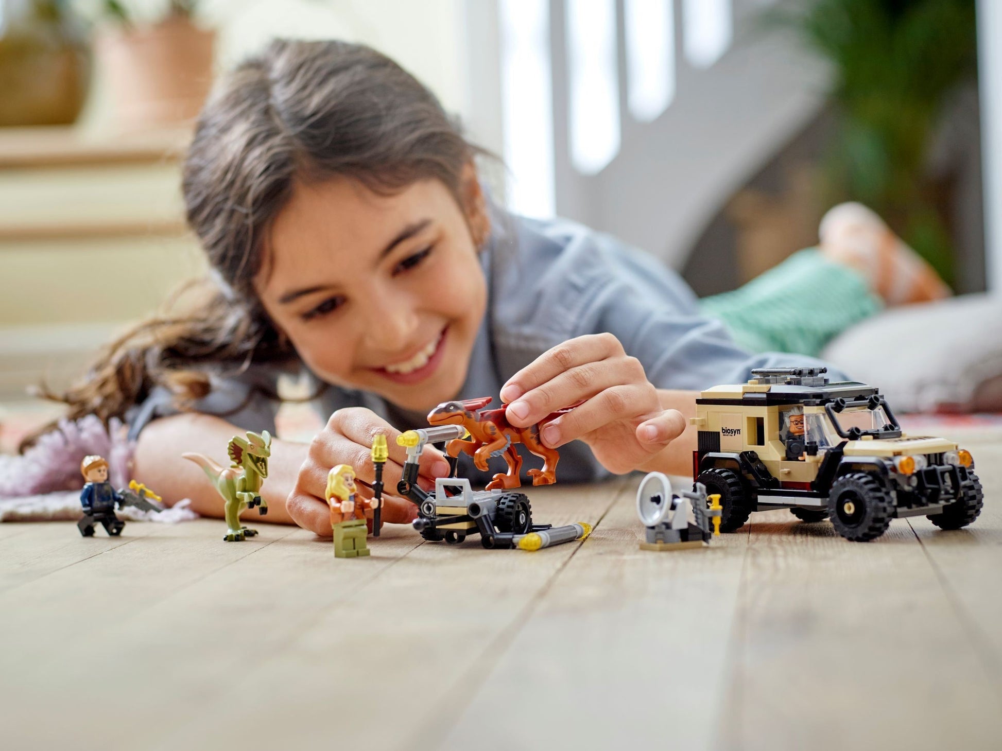 LEGO Jurassic Park 76951 Pyroraptor & Dilophosaurus Transport- Auzzi Store