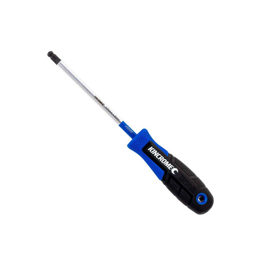 Kincrome Torquemaster Ball Hex Screwdriver 6 x 125mm - Chrome - Durable Design