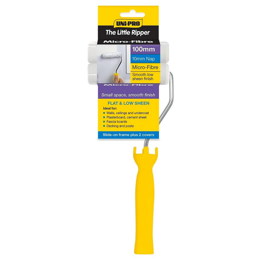 Uni Pro Mini Roller Set - 100mm x 10mm Nap - Microfibre - Lightweight - Auzzistore