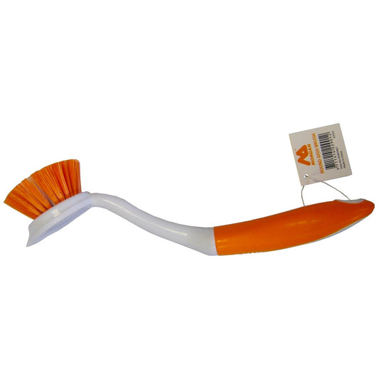 Morgan Round Dish Brush - 60mm - Polypropylene - Soft Grip Handle – view 2