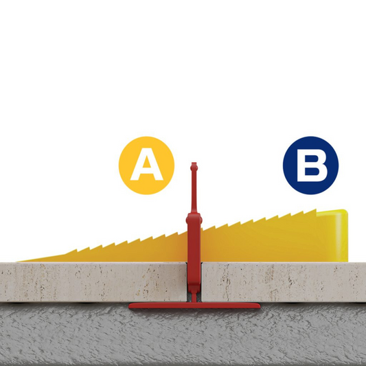 QEP Lash Tile Levelling Wedge 100 Pack - 8mm x 65mm - Even Tile Surface – view 2 - Auzzistore