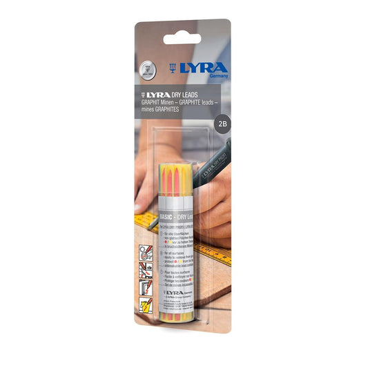Lyra Refill Pack - 12 Leads - Graphite - Multi Surface Use - Auzzistore