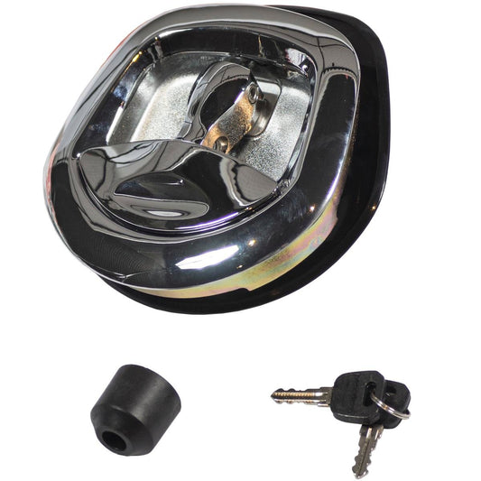 Goliath Whale Tail Lock - Chrome Plated Steel - 140mm - Added Security - Auzzistore