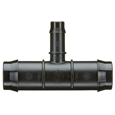 Toro Barbed Reducing Tee 25 x 13mm Polypropylene Secure Connection