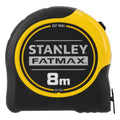 Stanley Fatmax 8m Tape Measure - Wide Blade - Stainless Steel - Durable