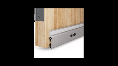 Raven RP60 Door Bottom Seal - 920mm Clear Anodised - Durable Rubber