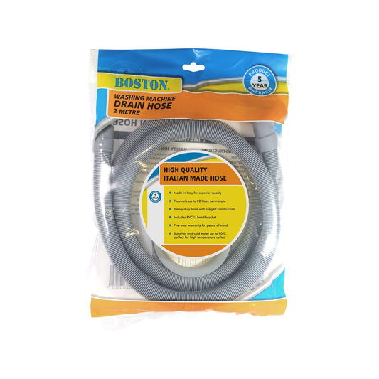 Boston Washing Machine Outlet Drain Hose - 2m - PVC - Heavy Duty – view 2