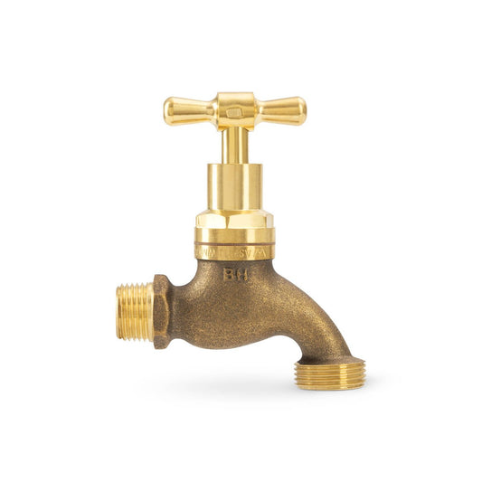 Brasshards 1/4 Turn T Head Mi Hose Tap 20mm Lead-Free Brass - Durable & Leak-Proof – view 2 - Auzzistore