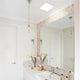Illume 300mm Square Flush Mount Skylight Alternative - Aluminium - No Heat Transfer