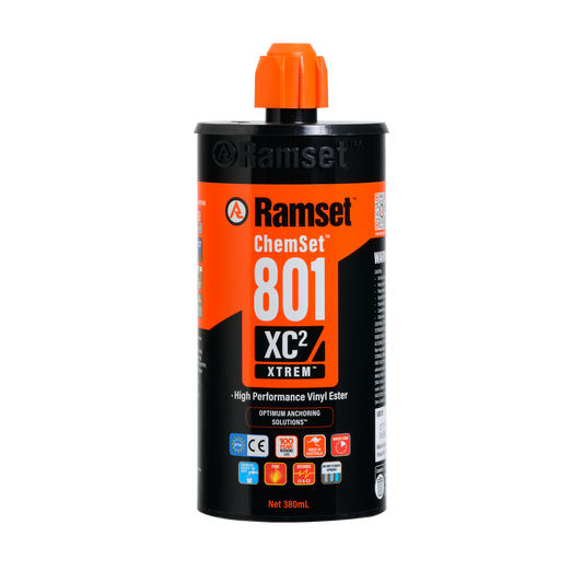Ramset Chemset Anchor - 380ml - Vinyl Ester - Fast Cure - 2 Nozzles - Auzzistore