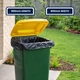 Grunt Rubbish Bags 75L 50 Pack 900 x 800mm Black