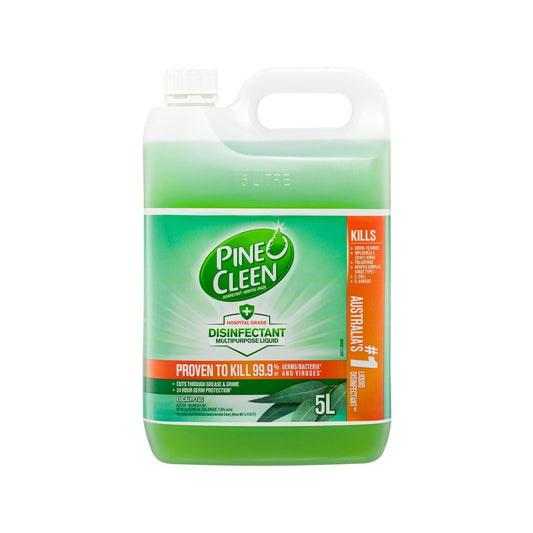 Pine O Cleen Eucalyptus Disinfectant Liquid - 5L - Hospital Grade - 99.9% Germ Kill