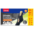 Vileda Ansell Nitrile Disposable Gloves 100pk Medium Large - Puncture Resistant