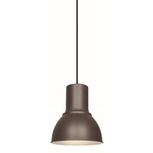 Brilliant Lighting Hugo Pendant Light 23cm Matte Charcoal Metal Modern