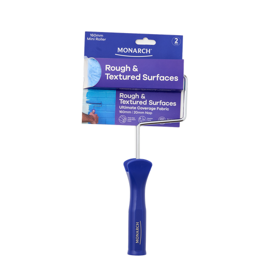 Monarch 2 Piece Mini Roller Set - 160mm 20mm Nap - Purple - Rough Surfaces