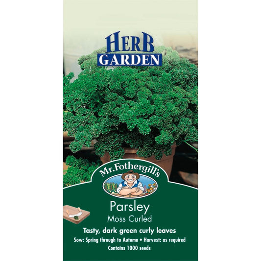 Mr Fothergill S Moss Curled Parsley Seed - 30cm - Green - Hardy - Auzzistore