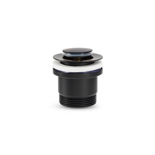 Brasshards Black Matt Universal Pop Up Basin Waste - 40mm Thread - Durable Brass - Easy Installation - Auzzistore