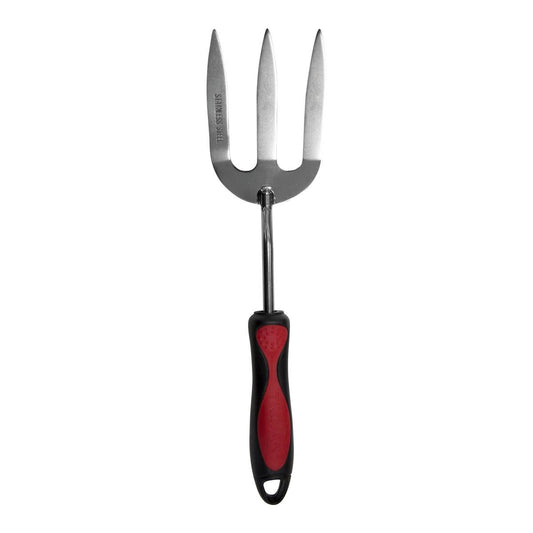 Trojan Hand Fork - Stainless Steel - 120mm Blade - Comfort Grip - Auzzistore