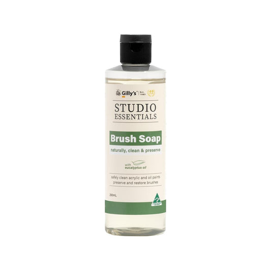 Gilly S Brush Soap - 250ml - Natural Cleaner for Acrylic & Oil Paints
