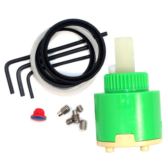 Fix a Tap 35mm Mixer Tap Repair Kit - 35mm Flat Mixer Cartridge - Green - Auzzistore