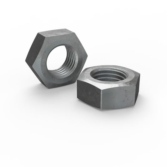 Zenith M16 Hot Dip Galvanised Hex Nuts Each - 4.6 Grade Steel - Rust Resistant - Auzzistore