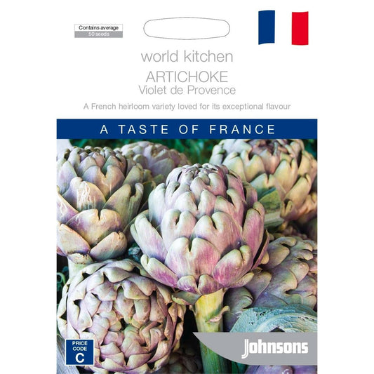 Johnsons Artichoke Violet De Provence Seeds - 95mm - Perennial - Tasty - Auzzistore