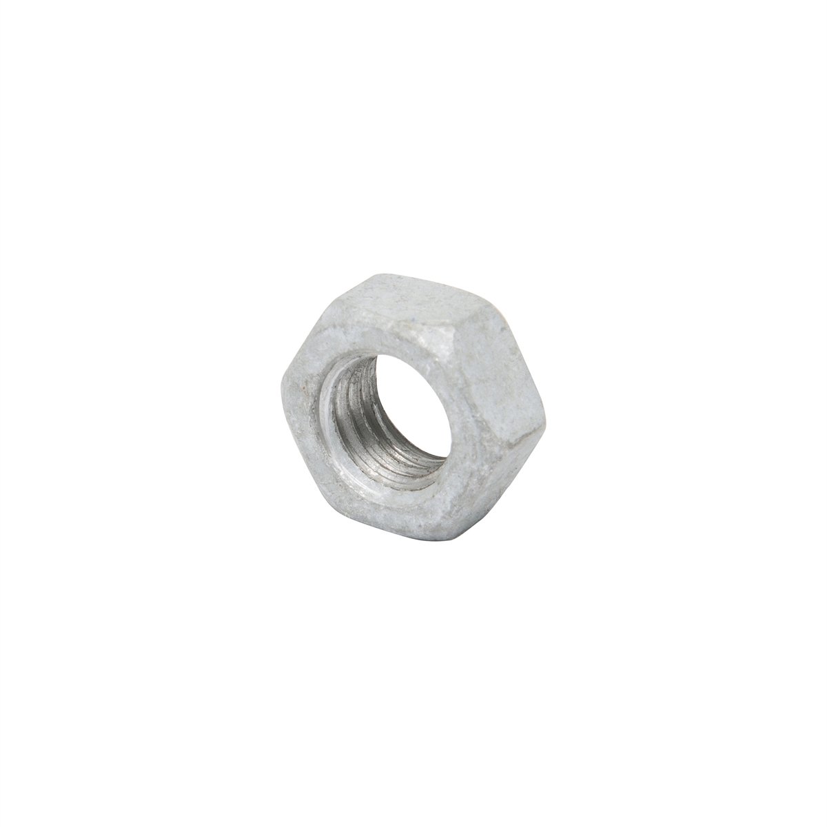 Zenith M8 Hot Dip Galvanised Hex Nuts 50 Pack - 4.6 Grade Steel - Rust Resistant