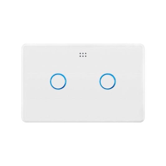 Deta Smart Light Switch - Double Gang - Polycarbonate - Touch Activated - Auzzistore