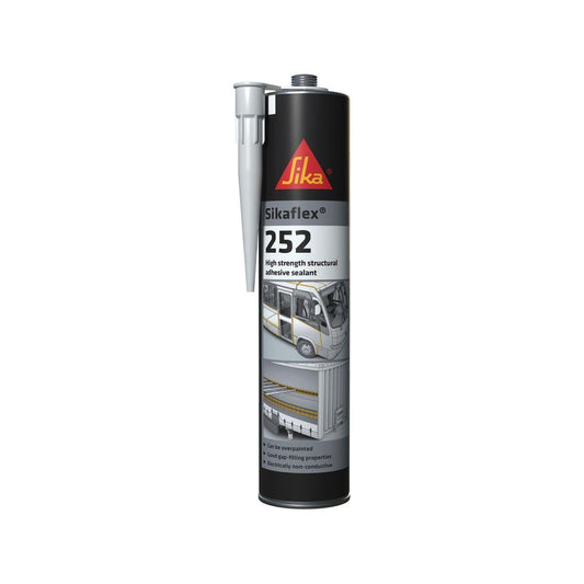 Sika Black Sikaflex 252 300ml Polyurethane Adhesive Gap-Filling - Auzzistore