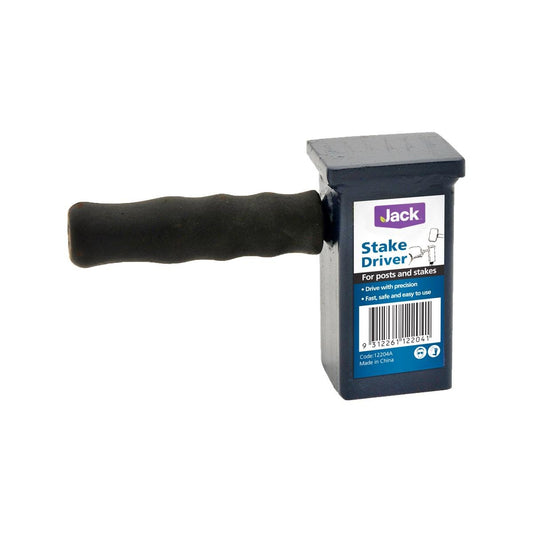 Jack Stake Driver - Steel - 170mm - Strong Grip - Saves Fingers - Auzzistore