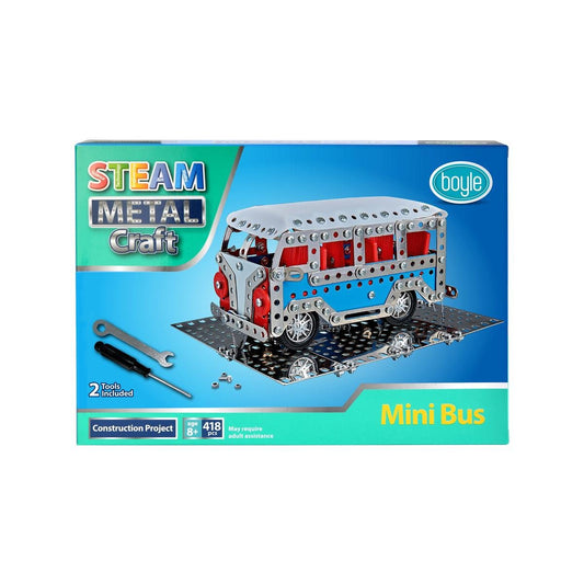 Boyle S.T.E.A.M. Mini Bus Kit - 17cm - Metal - Construction Project