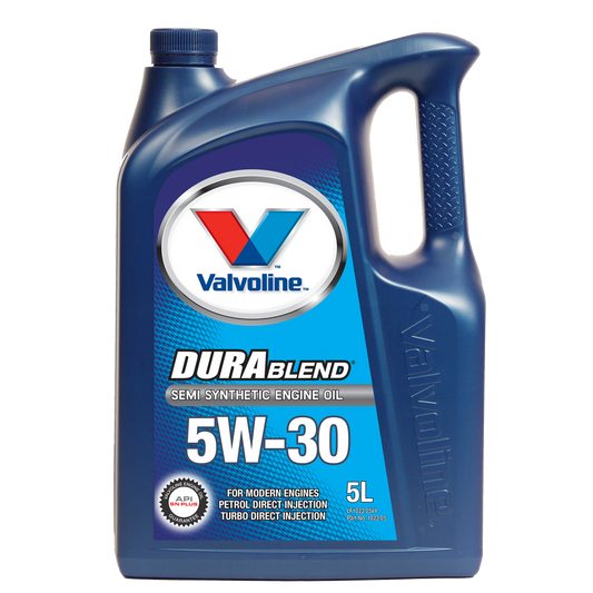 Valvoline Durablend Semi Synthetic Engine Oil 5L 5W-30 - Wear Protection - Cold Start