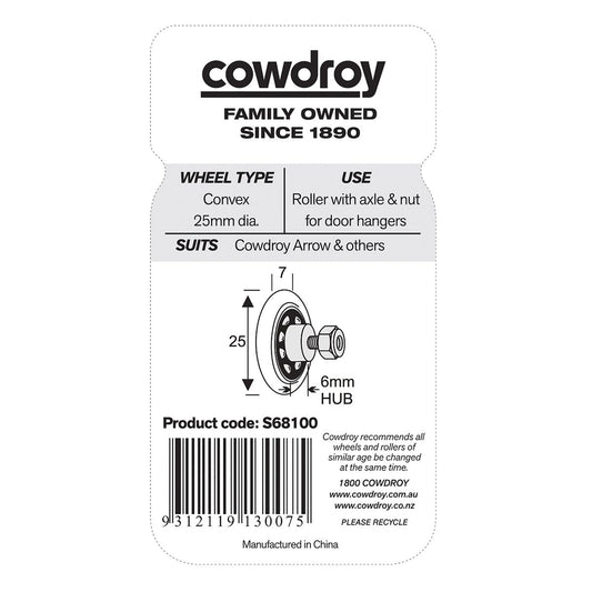 Cowdroy Arrow Wheel Axle and Nut 2 Pack - 65mm Steel - Easy Install – view 2 - Auzzistore