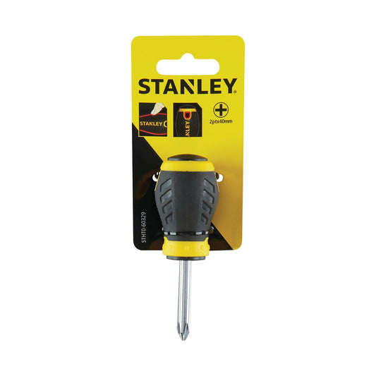 Stanley 2 x 40mm Phillips Head Screwdriver - Yellow - 2 Pack – view 2