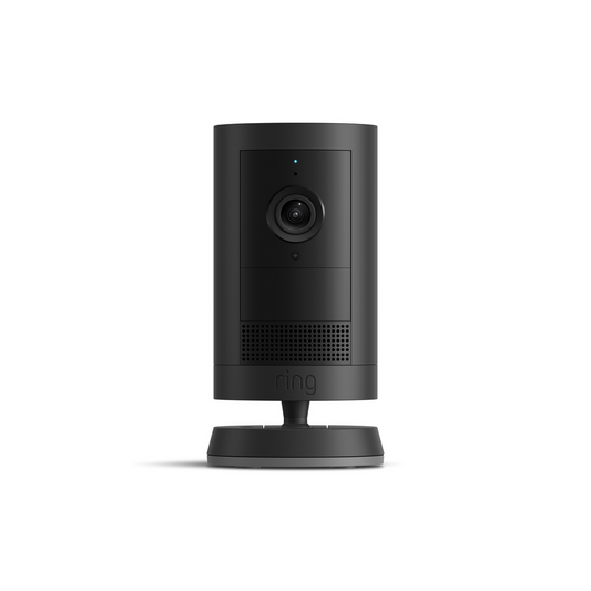 Ring Outdoor Camera Plus 2K - Outdoor Surveillance Camera - 1 Pack - Black - 67mm x 128mm - Low-Light Sight - Live View - Auzzistore
