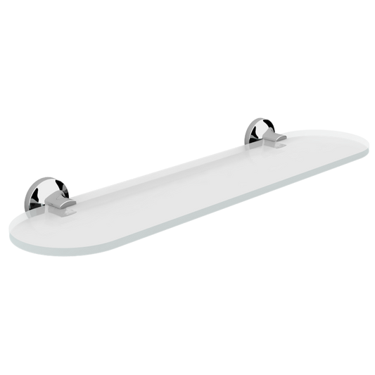 Caroma Sahara Glass Shelf - 500mm Brass Chrome - Easy Installation