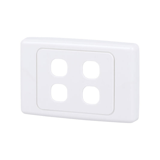 Deta 4 Aperture Grid Plate - 75mm Plastic - Durable Indoor Use - Auzzistore