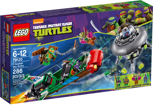 LEGO 79120 T-Rawket Sky Strike: Donatello, Michelangelo vs. Kraang - Auzzistore