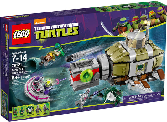 LEGO 79121 Teenage Mutant Ninja Turtles Turtle Sub Undersea Chase - Auzzistore