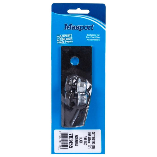Masport Mower Blade and Bolt Set 18 Inch Metal Durable Replacement - Auzzistore