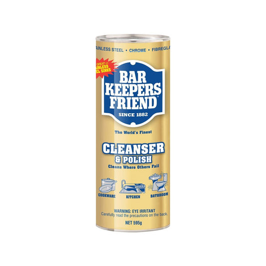 Bar Keepers Friend Cleanser Polish Powder 595g - Non-Bleach Formula - Multi-Surface Cleaner